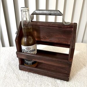 🍺🥤Solid Wood 6-Pack Beverage Caddy.
Beer Caddy or Soda Caddy w/Bottle Opener